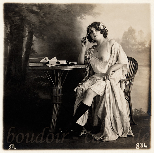 Boudoir Cards - French Postcards - Miss Fernande- Stereo-Pho