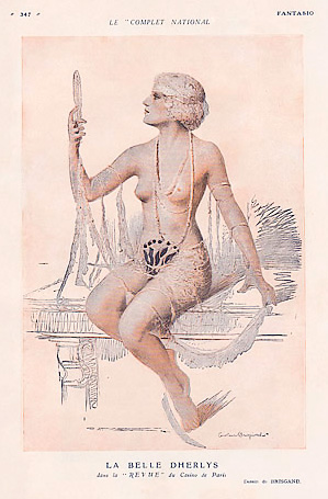La Belle Dherlys by Gustave Brisgand 