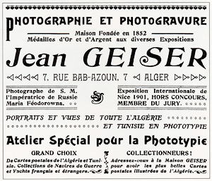 advertisement by Jean Geiser