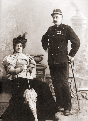 Mata Hari and Rudolf Mac Leod - 1897