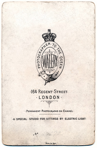 Cabinet Card by Walery - London