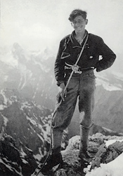 Hermann Buhl mit 14 Jahren
